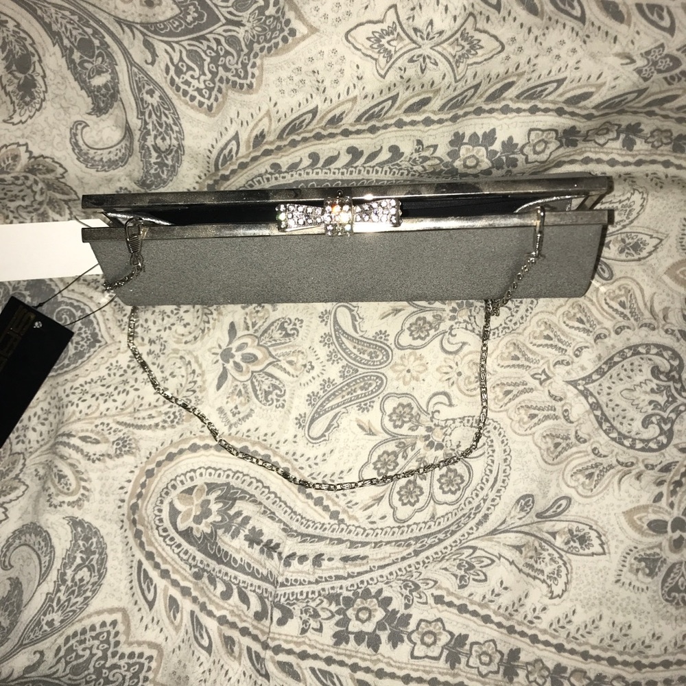 Glamorous Silver Clutch